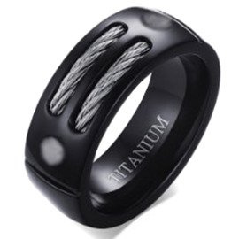 Czarna Obrączka z Tytanu