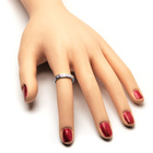 Srebrna Obrączka z Różowym Opalem