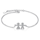 Bransoletka Srebrna z Para Postaci