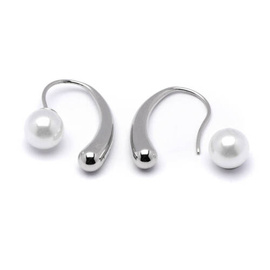 Kolczyki ze Stali Szlachetnej z Perłami
