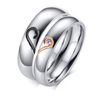 Komplet Obrączek Dla Pary Serduszko