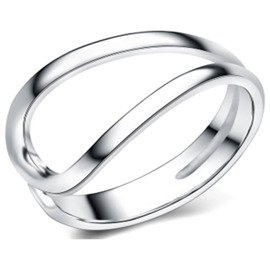 Srebrna Obrączką z Regulacją Rozmiaru