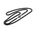 Czarny Łańcuszek ze Stali Szlachetnej Kłos dł.50cm