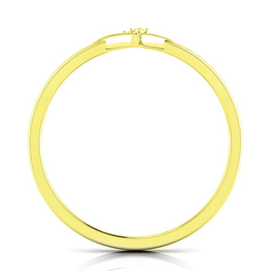 Pierścionek Złoty Dwa Serca Dla Zakochanych