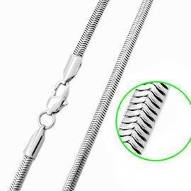 Srebrny Łańcuszek Rybia Łuska dł.45cm