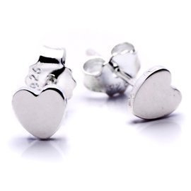 Srebrne Kolczyki Serduszka