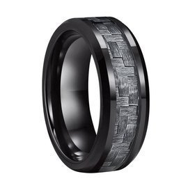 Czarna Obrączka z Wolframu