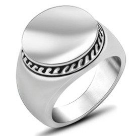 Damsko Męski Sygnet ze Stali Szlachetnej