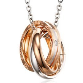 Zawieszka ze Stali Szlachetnej Trzy Obrączki