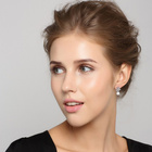 Srebrne Kolczyki z Diamentowymi Cyrkoniami