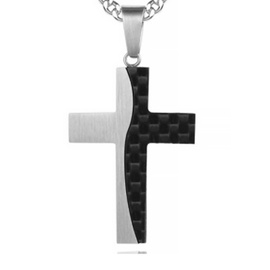 Zawieszka Krzyż Stal Szlachetna