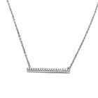 Srebrny Naszyjnik z Cyrkoniami 