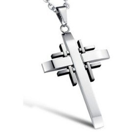 Zawieszka Damsko Męska Stal Szlachetna Krzyż