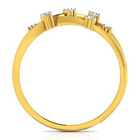 Złoty Pierścionek 585 Wysadzany Brylantami