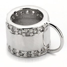 Przywieszka do Bransolet Srebrna Kubek