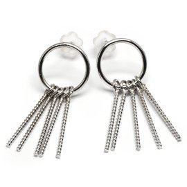 Srebrne Kolczyki Rodowane