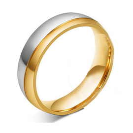 Obrączka Duokolor ze Stali Szlachetnej
