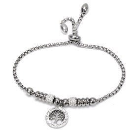 Bransoletka ze Stali Szlachetnej Drzewko Szczęścia