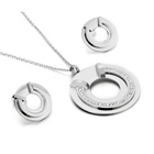 Komplet Naszyjnik i Kolczyki Stal Szlachetna