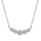 Srebrny Naszyjnik Wysadzany Cyrkoniami