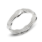 Srebrny Pierścionek Obrączka