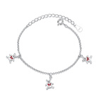 Bransoletka Srebrna z Misiami