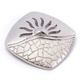 Srebrny Wisiorek Słoneczko Rodowany