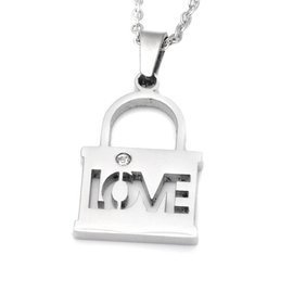 Naszyjnik Kłódka Stal Szlachetna