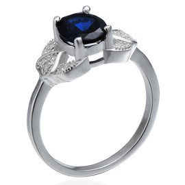 Srebrny Pierścionek Dwa Serduszka