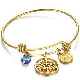 Damska Bransoletka Przywieszki Drzewko Szczęścia