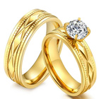 Złota Obrączka ze Stali Szlachetnej