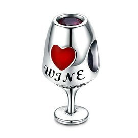 Srebrna Zawieszka Przwieszka Kieliszek