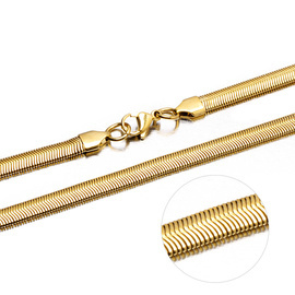 Łańcuszek Rybia Łuska Stal Szlachetna 50cm gr.6mm