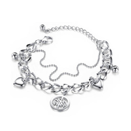 Bransoletka Drzewko Szczęścia Stal Szlachetna