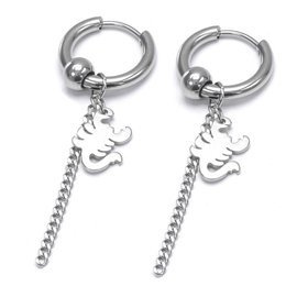 Kolczyki z Rakiem ze Stali Szlachetnej