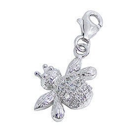 Przywieszka Srebrna Pszczoła z Cyrkoniami