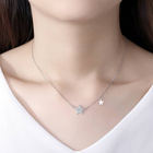 Srebrny Naszyjnik z Gwiazdkami