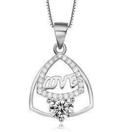 Srebrna Zawieszka Dla Zakochanych LOVE
