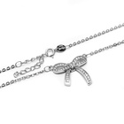 Srebrny Naszyjnik w Kształcie Wstążki