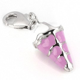 Srebrna Przywieszka Charms Rożek