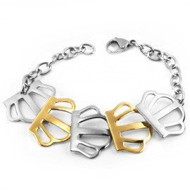 Damska Bransoletka w Kształcie Korony