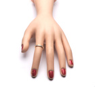 Srebrna Obrączka Pokryta Żółtym Złotem