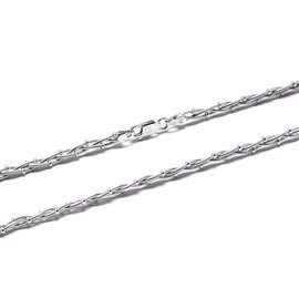 Srebrny Łańcuszek Kłos Długość 50cm