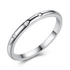 Srebrny Pierścionek z Diamentową Cyrkonią