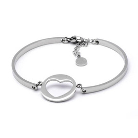 Bransoletka z Sercem Stal Szlachetna