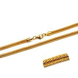 Złoty Łańcuszek ze Stali Szlachetnej 46cm gr.3.2mm