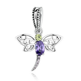 Srebrna Zawieszka Przywieszka Motyl