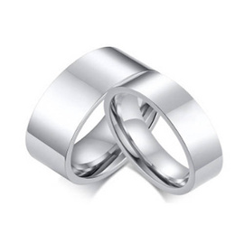 Komplet Obrączek Dla Pary Stal Szlachetna
