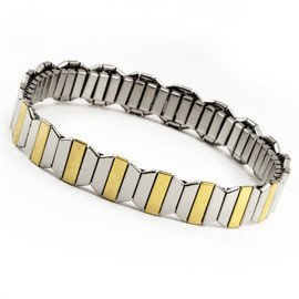 Bransoletka Damsko Męska ze Złotymi Elementami