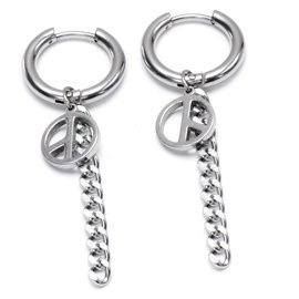 Kolczyki z Łańcuszkiem ze Stali Szlachetnej